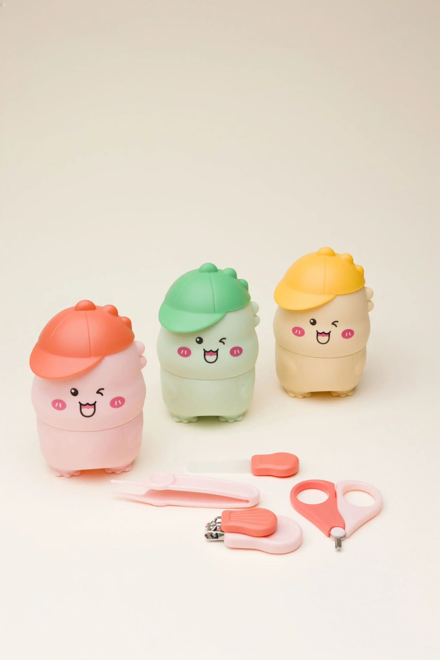 Dinosaur Nail Cilpper Set -4 Pieces Grooming Kit