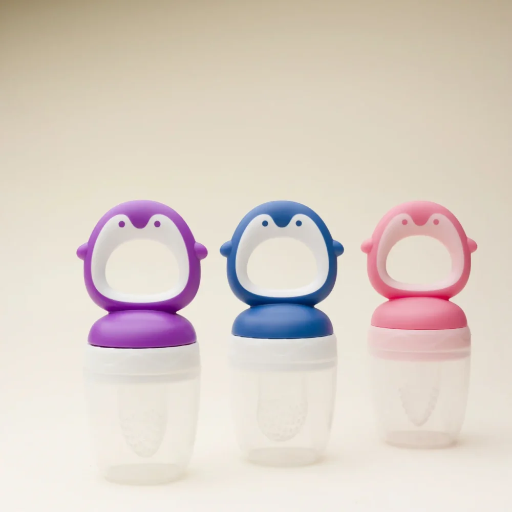 Food Grade Silicone Teddy Bear Shaped Fruit & Vegetable Feeder