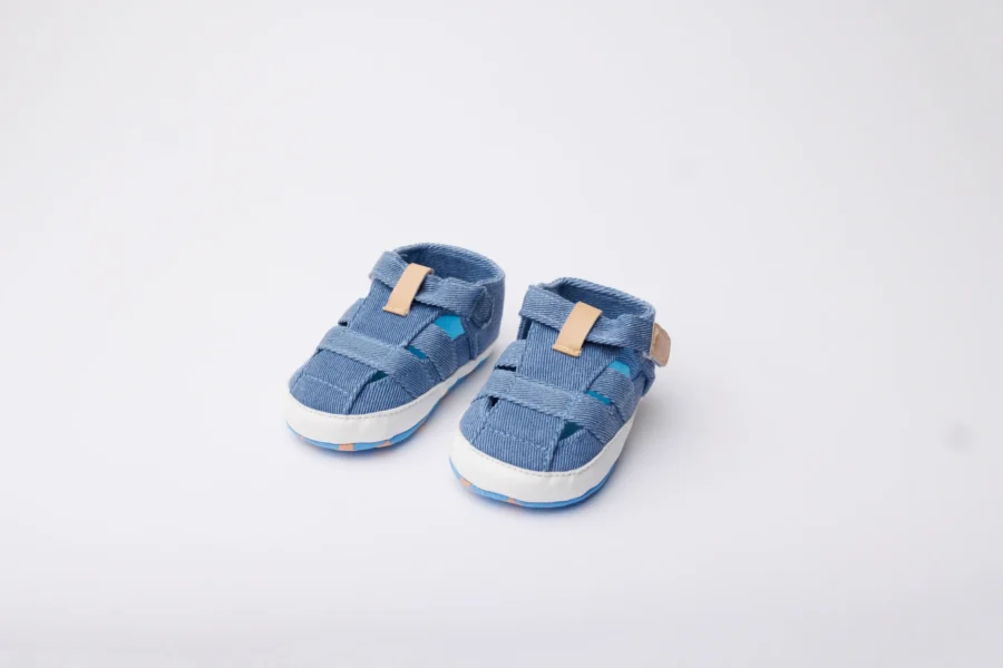 Baby Infant Boys Sandals Canvas Soft Sole Non-Slip Closed Toe