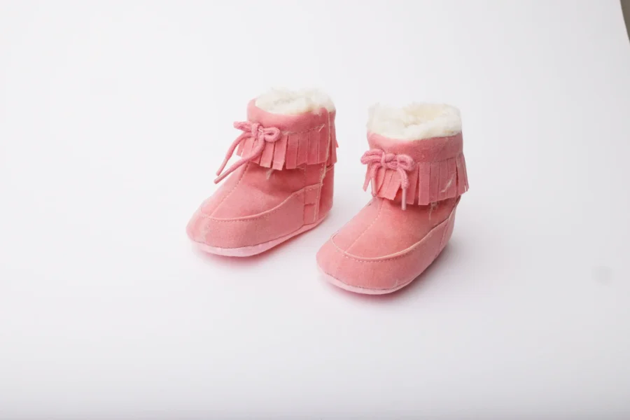 High Quality Tassel Warm Plush Lining Outdoor Snow Boy Girl
