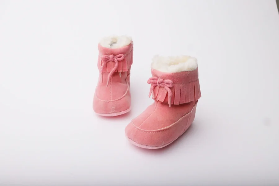 High Quality Tassel Warm Plush Lining Outdoor Snow Boy Girl - Image 2