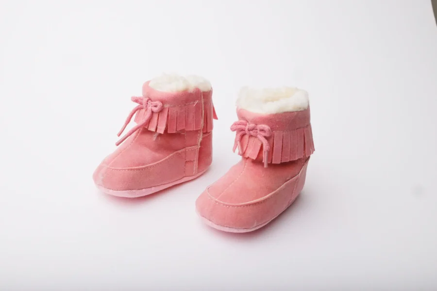 High Quality Tassel Warm Plush Lining Outdoor Snow Boy Girl - Image 3
