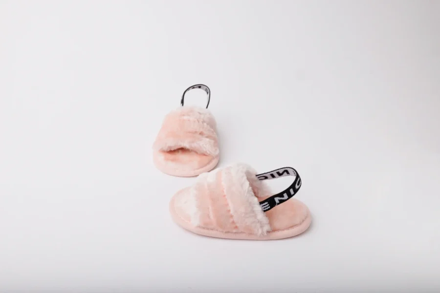 Baby Girl Fluffy Slippers - Image 5
