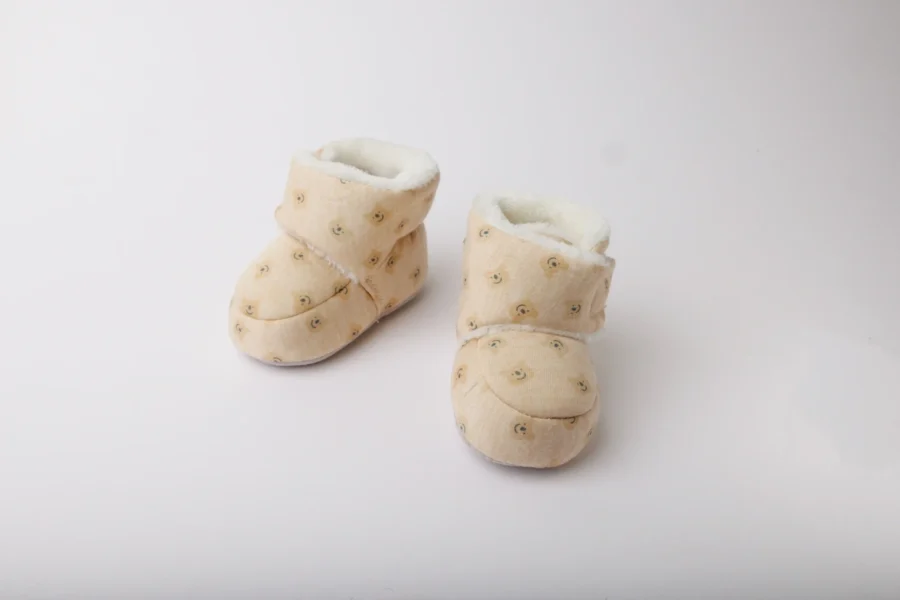 Cute Cartoon Comfortable Boots / Cotton Baby Animal Printed Booties Dot