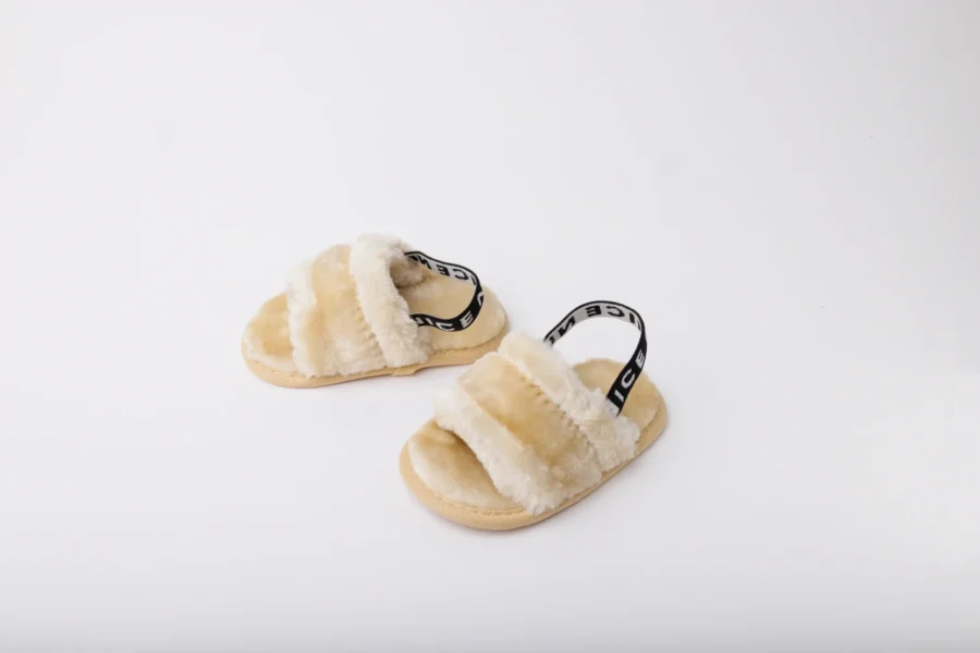 Baby Girl Fluffy Slippers