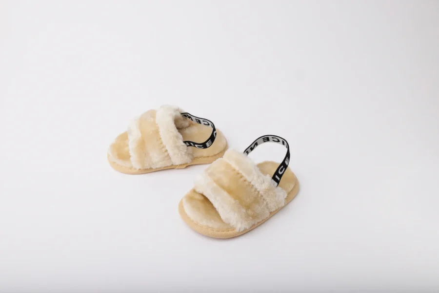 Baby Girl Fluffy Slippers - Image 2