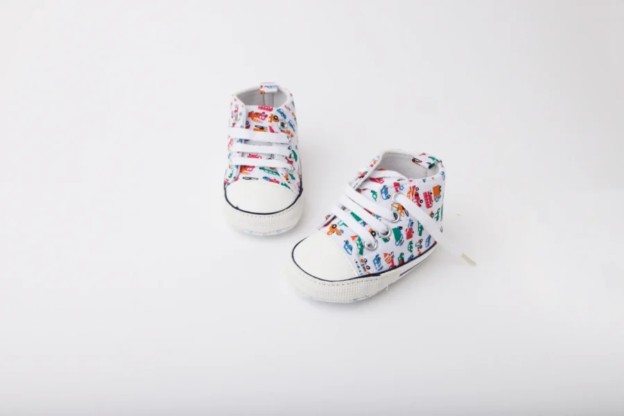 Boys' Casual Lace-Up Sneakers Infant Walking Shoes