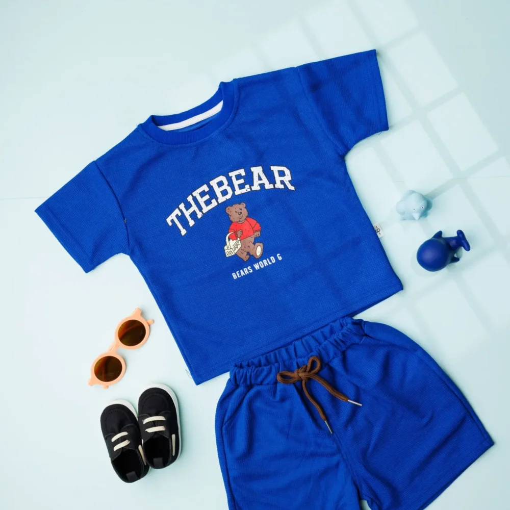 Half Sleeve Cotton Blend Matty T-Shirt & Shorts