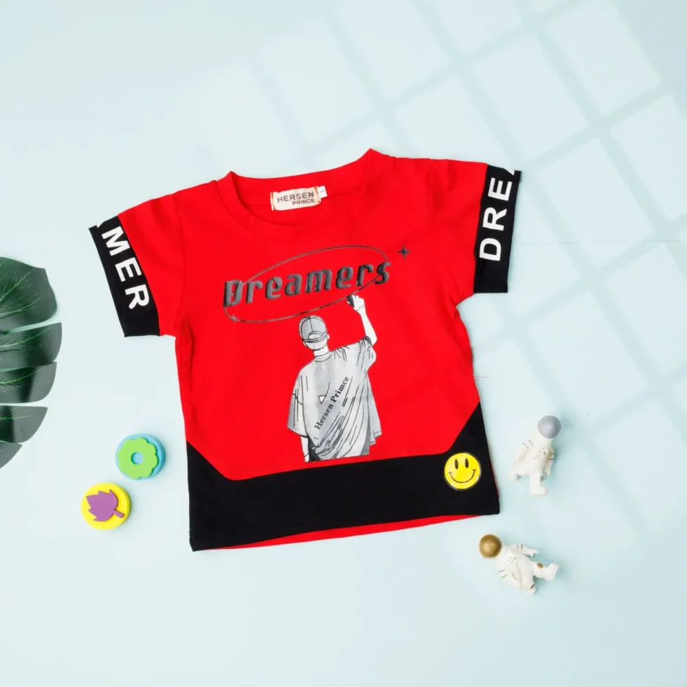 Printed Round Neck Pure Cotton T-Shirt