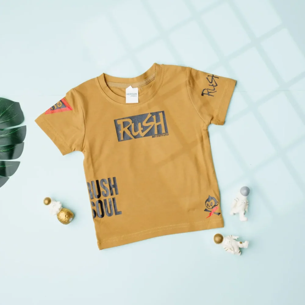 Round Neck Cotton T-Shirt