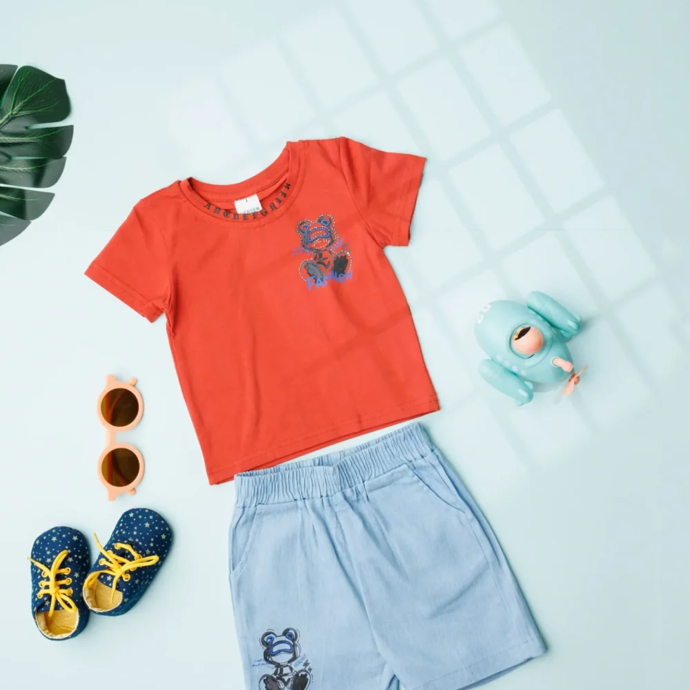 Casual T-Shirt With Shorts Summer Set