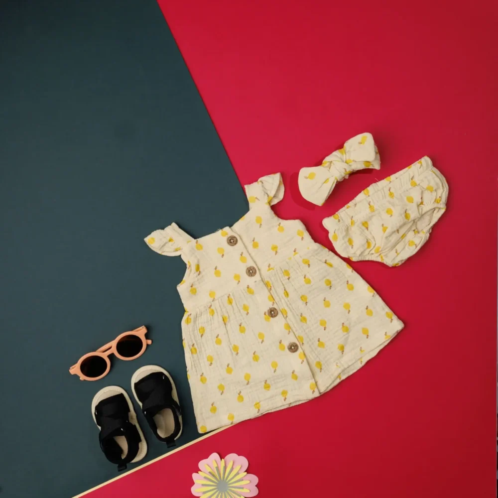 Newborn Long Sleeve Headband And Pants 3 Piece Set