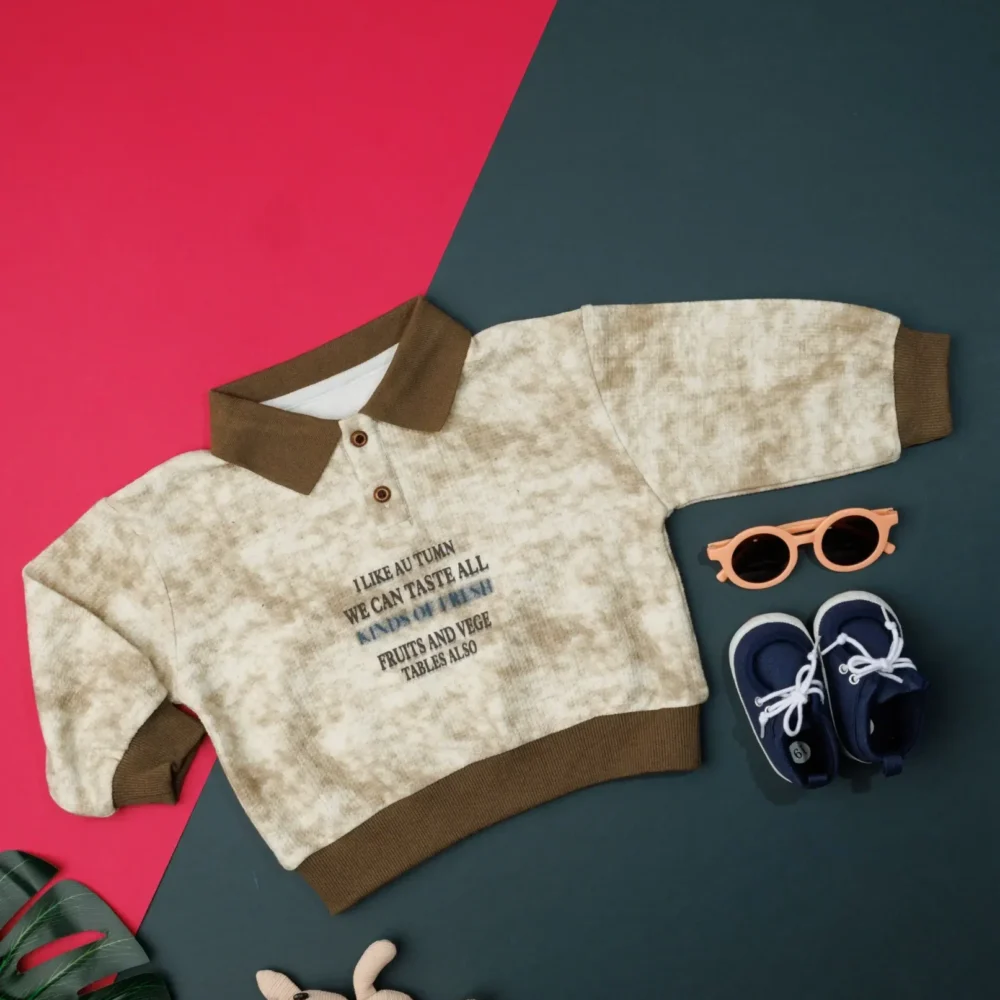 Round Neck Long Sleeves Sweatshirt