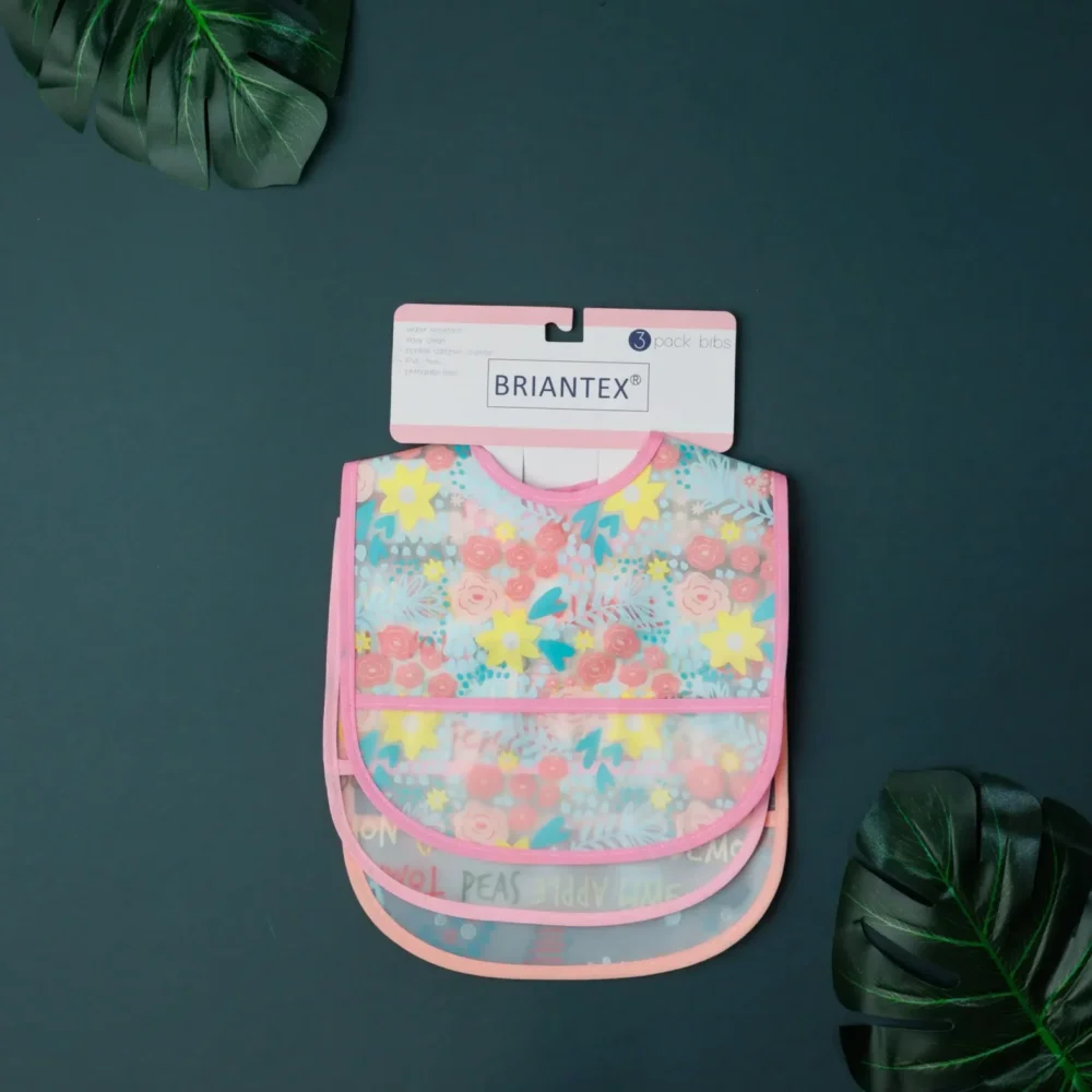 Waterproof, Washable Fabric Baby Bib