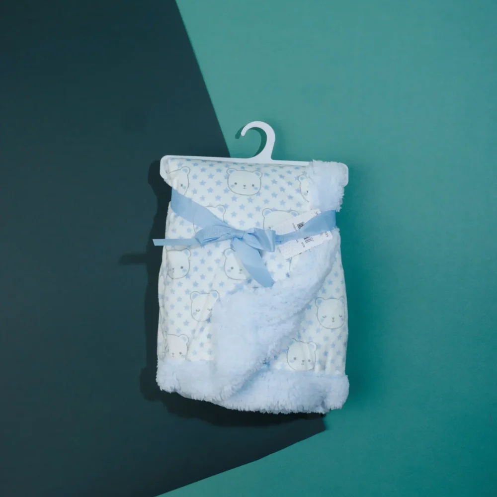 Blue Baby Blanket Set