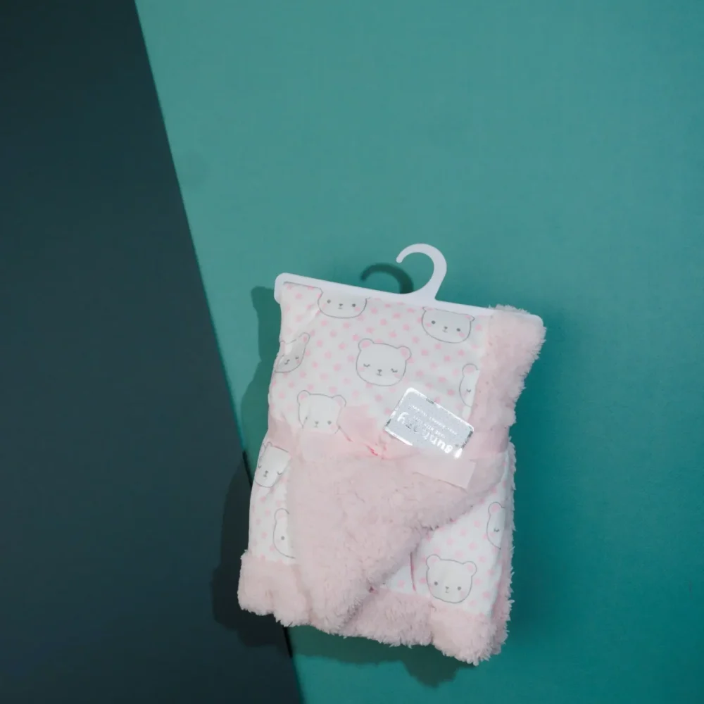 Baby Minky Dotted Fleece Blanket