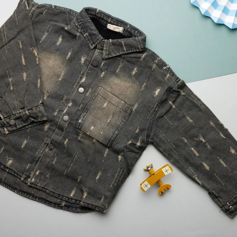 Boys Tropical Printed Casual Shirt