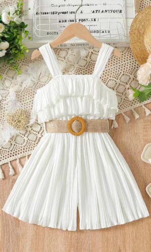 Shoulder Straps Sleeveless Jumpsuit