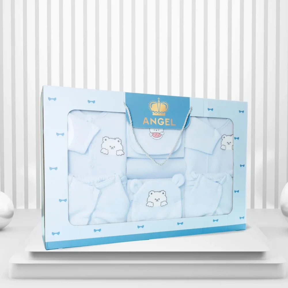Angel New Born Unisex Baby's Gift Set-15 Pcs
