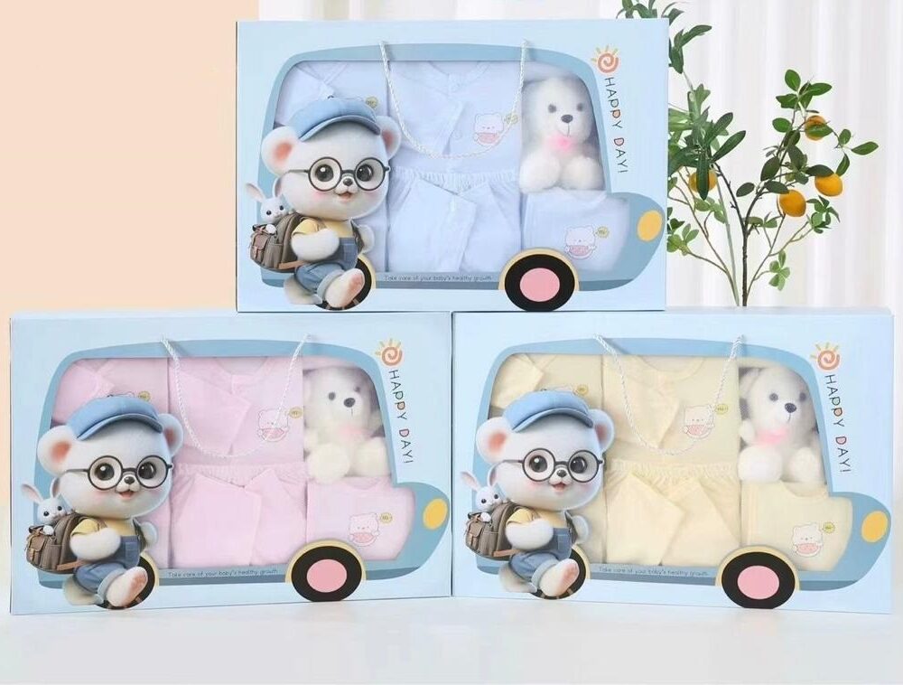 Happy Day New Born Unisex Baby's Gift Set- 13Pcs