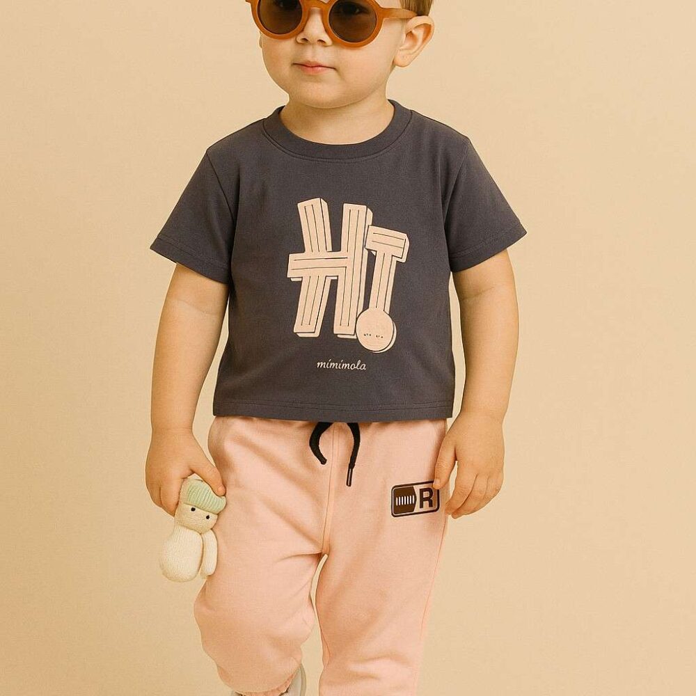 Short Sleeve T-Shirt With Trouser Pant